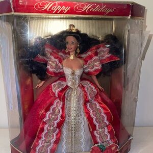 Vintage 1997 10th Anniversary Happy Holidays Barbie (Never Been Opened)